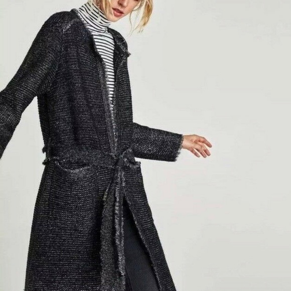 belted maxi cardigan